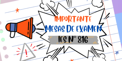 Mesas de examen